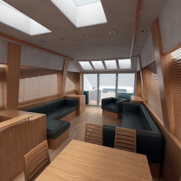 3ds max modern yacht - Modern Yacht by mellow box