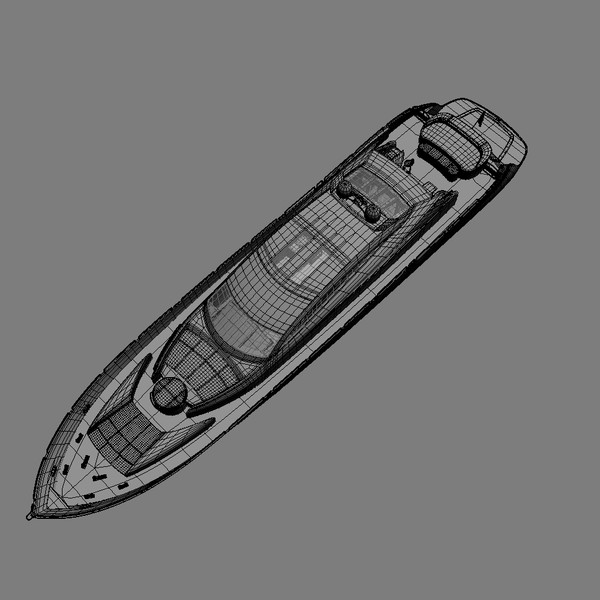 3ds max modern yacht - Modern Yacht by mellow box