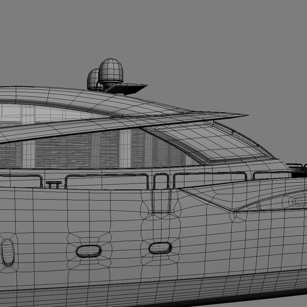 3ds max modern yacht - Modern Yacht by mellow box