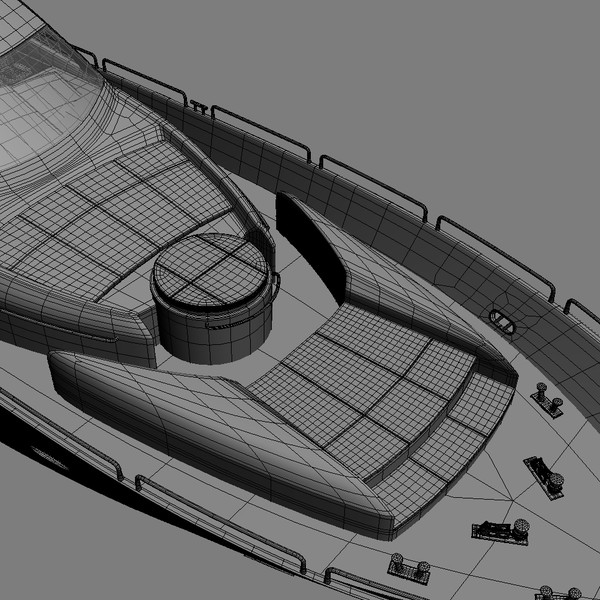 3ds max modern yacht - Modern Yacht by mellow box