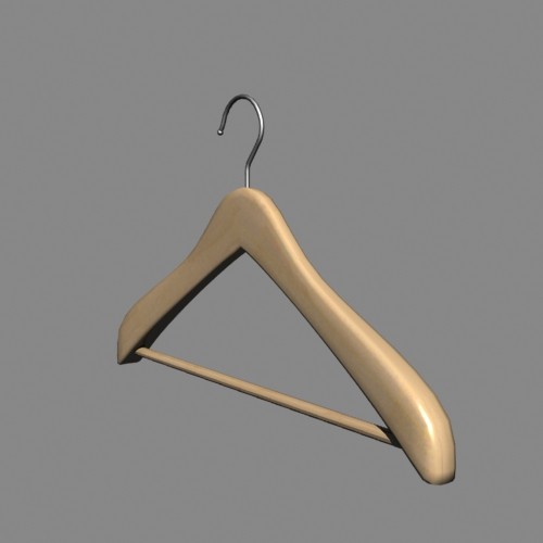 obj coat hanger - Coat Hanger by mostlysquare