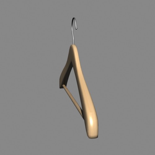 obj coat hanger - Coat Hanger by mostlysquare