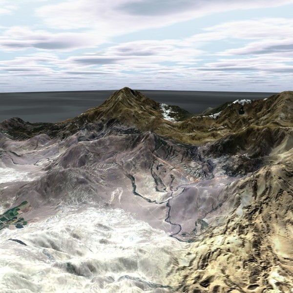 3d model terrain - BigTerrain by ERLHN
