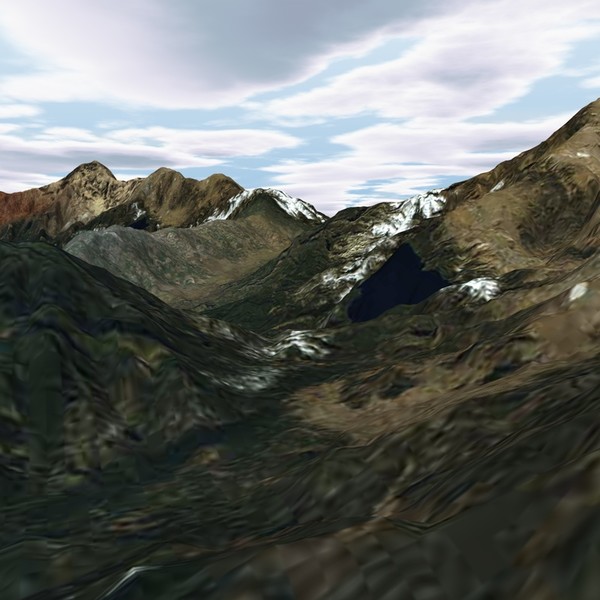 3d model terrain - BigTerrain by ERLHN