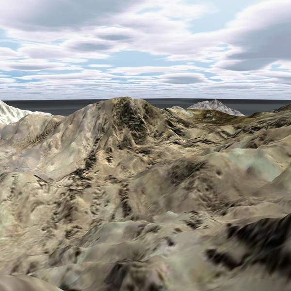 3d model terrain - BigTerrain by ERLHN