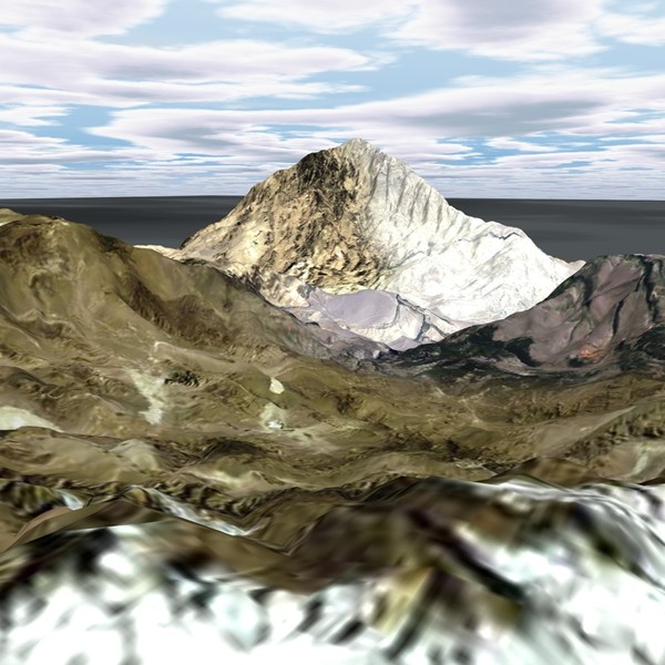 3d model terrain - BigTerrain by ERLHN