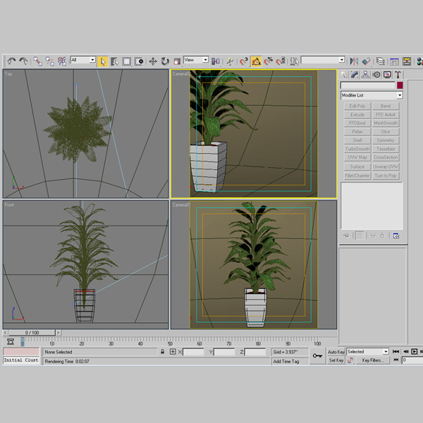 3d plant flowerpot - plant_43 by bihoreanul