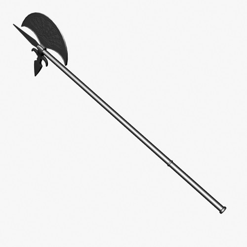 3d model war axe persian - Persian  War Axe by mostlysquare