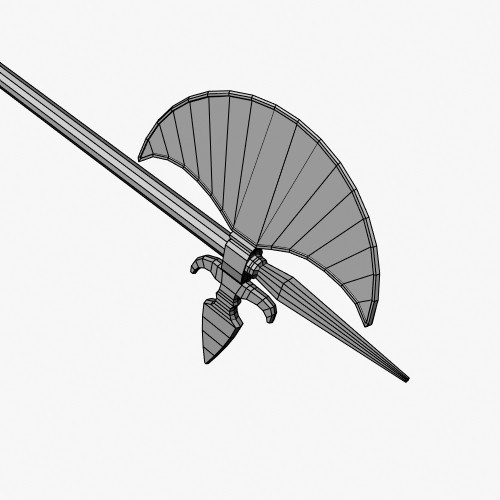 3d model war axe persian - Persian  War Axe by mostlysquare