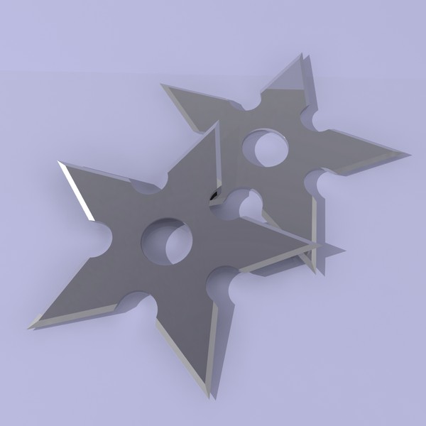3ds max shuriken - Shuriken by tanase laurentiu