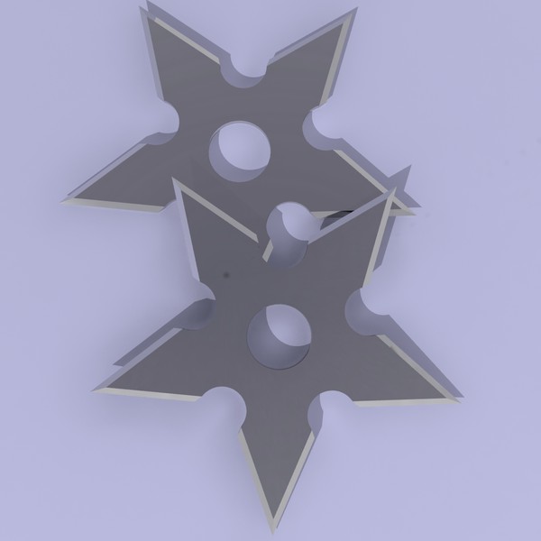 3ds max shuriken - Shuriken by tanase laurentiu