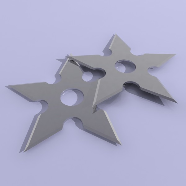 3ds max shuriken - Shuriken by tanase laurentiu