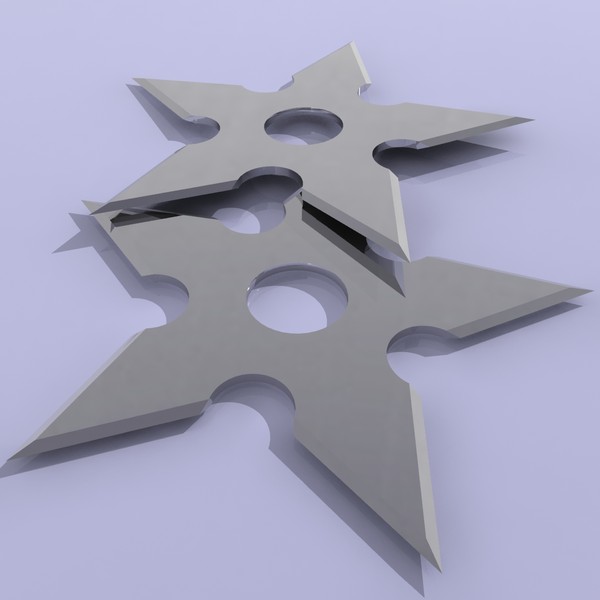 3ds max shuriken - Shuriken by tanase laurentiu