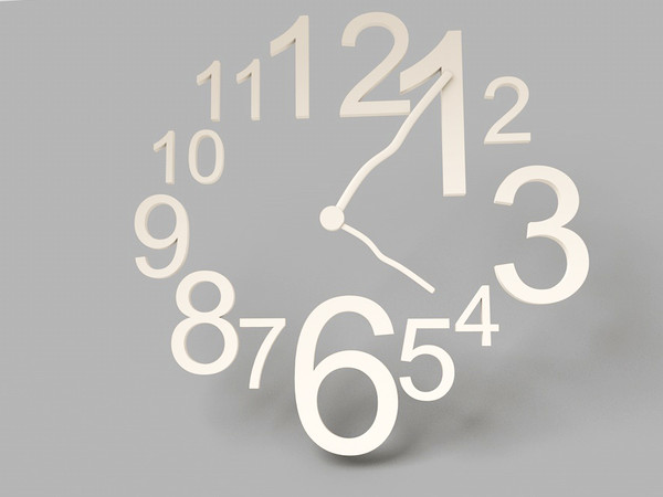 3d model abstract clock - abstract clock by bzukcze