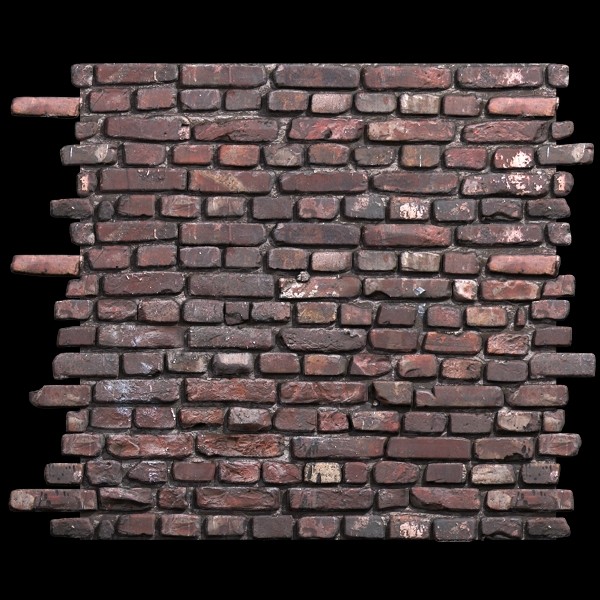 brick wall 01 3d model - Bricks wall #01... by Sunnncho