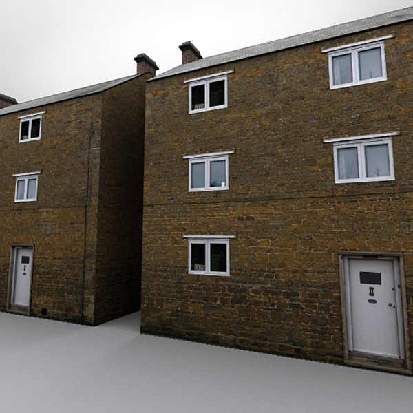 english village house 005 3d model - English Village House 005... by Clicheeee