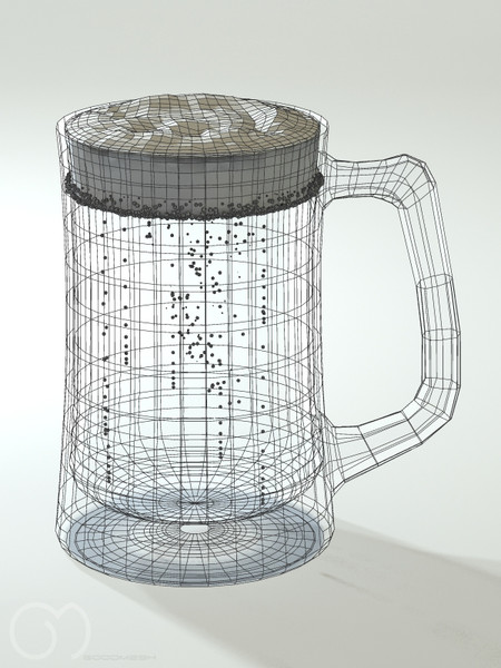 3d obj photorealistic glass beer - Beer... by goodmesh