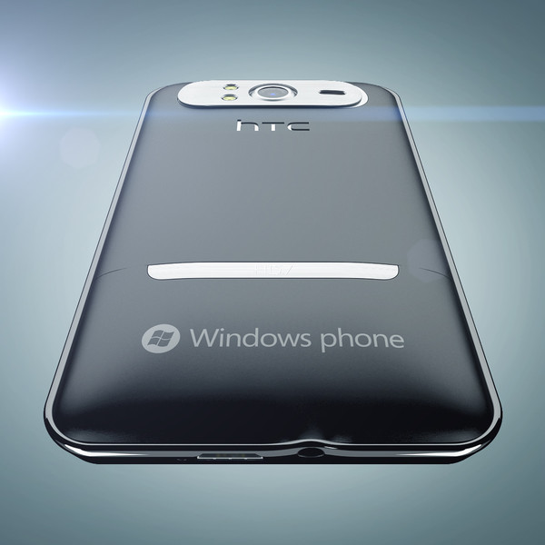 3d model htc hd7 - HTC HD7 by RicardoAfonso