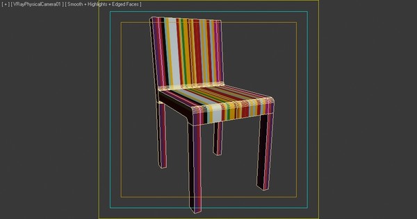 3d model rainbow chair cappellini - Cappellini - Rainbow Chair by dimosbarbos