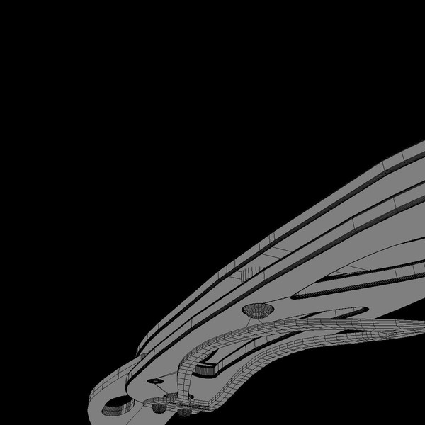 3d model knife stainless - Lockblade by a59303