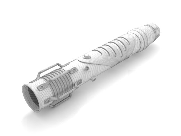 3d model lightsaber hilt - Lightsaber hilt by Mincc
