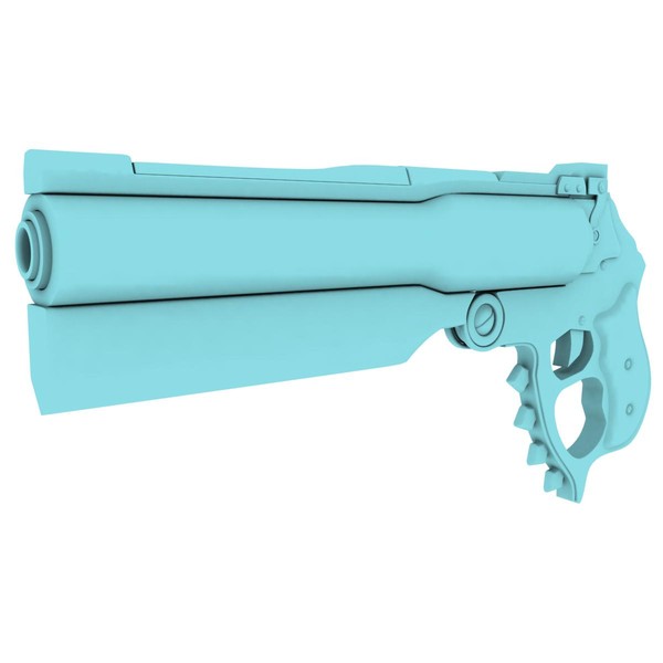 free hand gun v12 3d model - Hand Gun V12 by gin3d