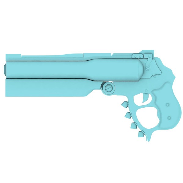 free hand gun v12 3d model - Hand Gun V12 by gin3d