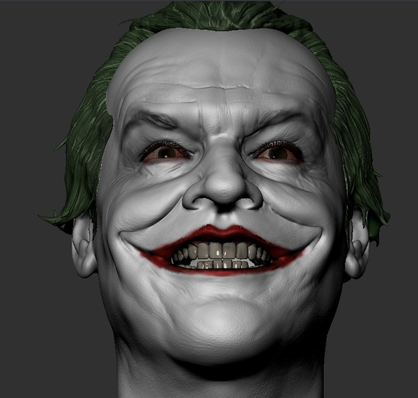 joker jack nicholson 3d model - Joker / Jack Nicholson by Leppee