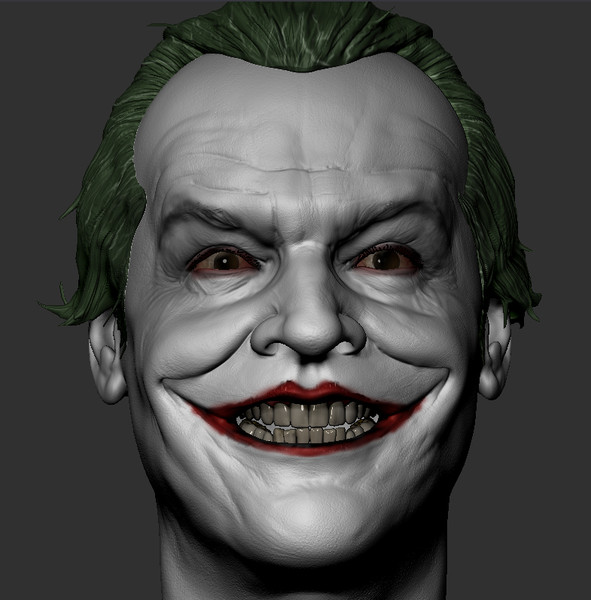 joker jack nicholson 3d model - Joker / Jack Nicholson by Leppee