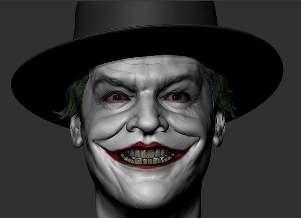 joker jack nicholson 3d model - Joker / Jack Nicholson by Leppee