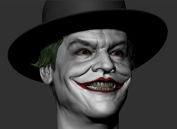 joker jack nicholson 3d model - Joker / Jack Nicholson by Leppee