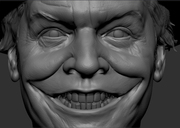 joker jack nicholson 3d model - Joker / Jack Nicholson by Leppee