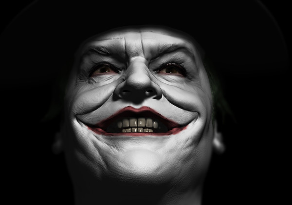 joker jack nicholson 3d model - Joker / Jack Nicholson by Leppee