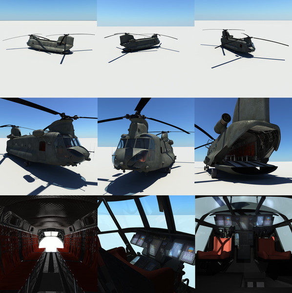 3d ch-47 chinook - Chinook... by studio Lab