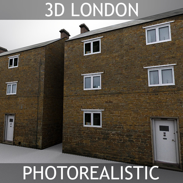 english village house 005 3d model - English Village House 005... by Clicheeee