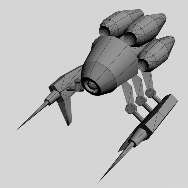 3d model of 8 alien ships - 8_sci_fi_alien_ships.rar by Angryfly