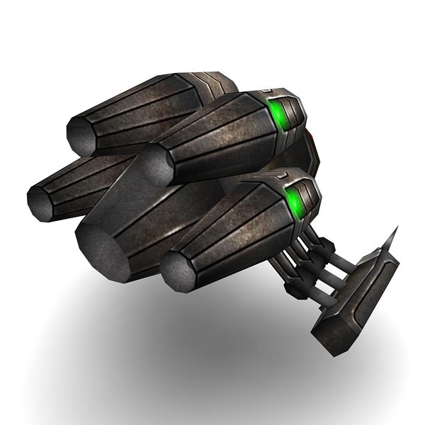 3d model of 8 alien ships - 8_sci_fi_alien_ships.rar by Angryfly