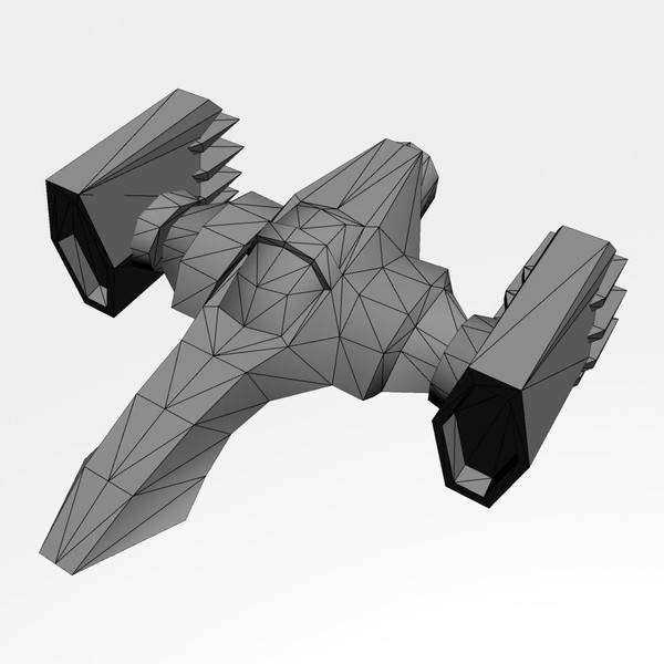 3d ship 2 - sci-fi_ship_2.rar by Angryfly