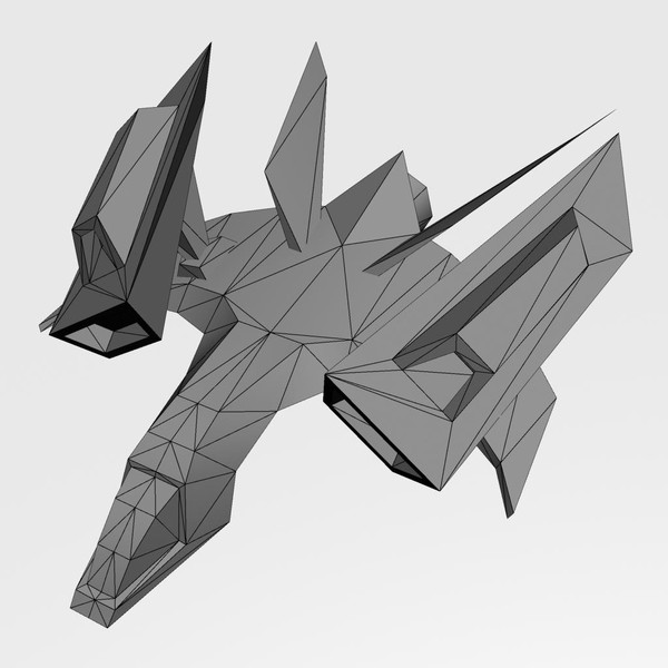 3d ship 3 model - sci-fi_ship_3.rar by Angryfly