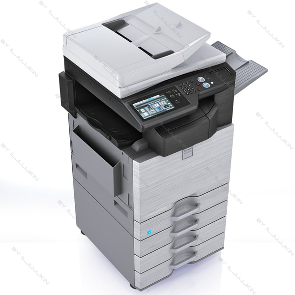 mfp sharp mx-2310u 3d model - MFP SHARP MX-2310U by iljujjkin