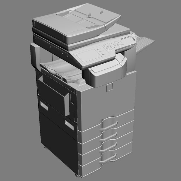 mfp sharp mx-2310u 3d model - MFP SHARP MX-2310U by iljujjkin