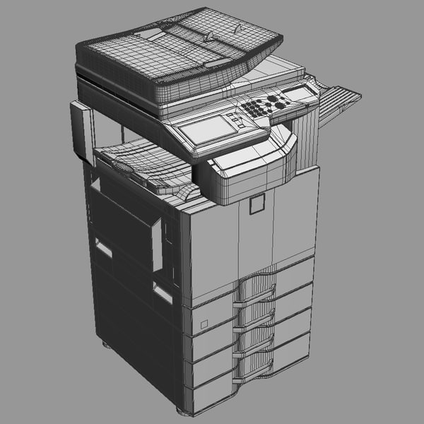 mfp sharp mx-2310u 3d model - MFP SHARP MX-2310U by iljujjkin