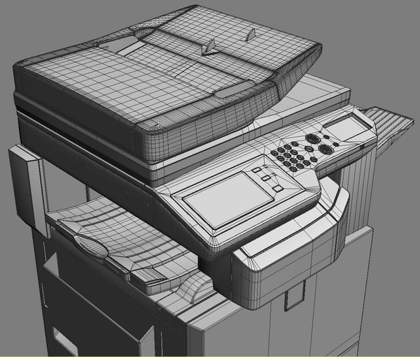 mfp sharp mx-2310u 3d model - MFP SHARP MX-2310U by iljujjkin