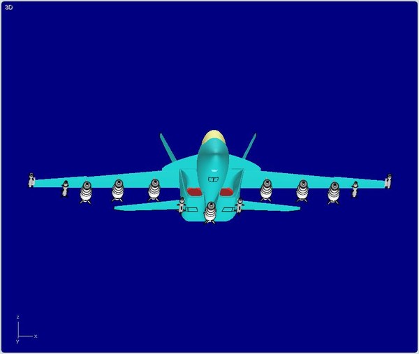f enhanced - assembly 3d model - F-18E/F Enhanced - 3D Assembly Model by RodgerSaintJohn