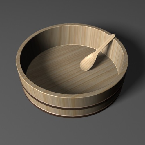 3d model hangiri rice bowl - Rice Bowl by mostlysquare