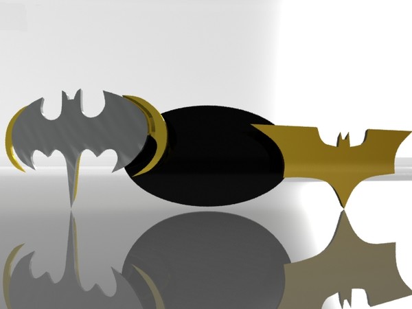 batlogos action hero 3d model - Batlogo... by christiano247