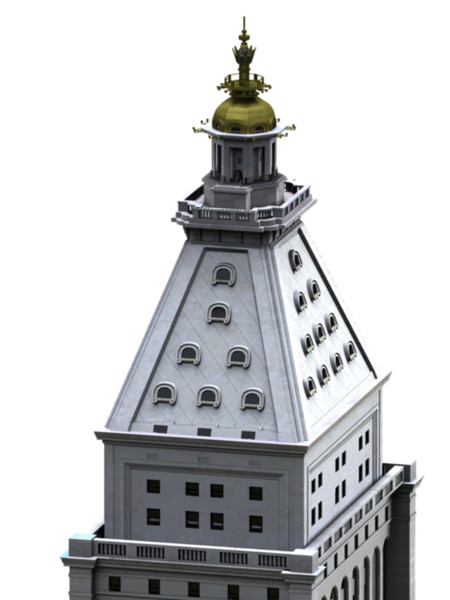 metropolitan life tower 3d model - Metropolitan Life Tower by gabrielegiglio