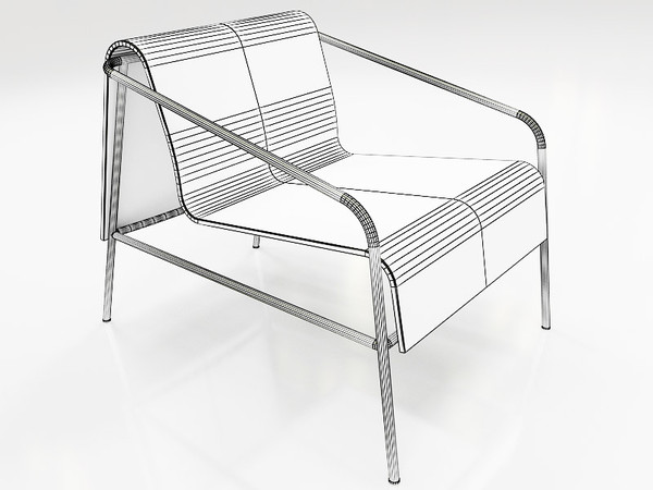 artelano lounger piero max - Artelano MO20 armchair by 3DmakeWork