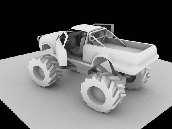 3d bigfoot big model - bigfoot by csirkeFrs