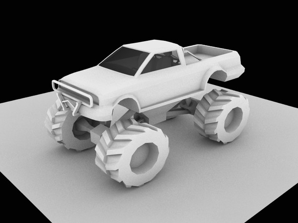 3d bigfoot big model - bigfoot by csirkeFrs